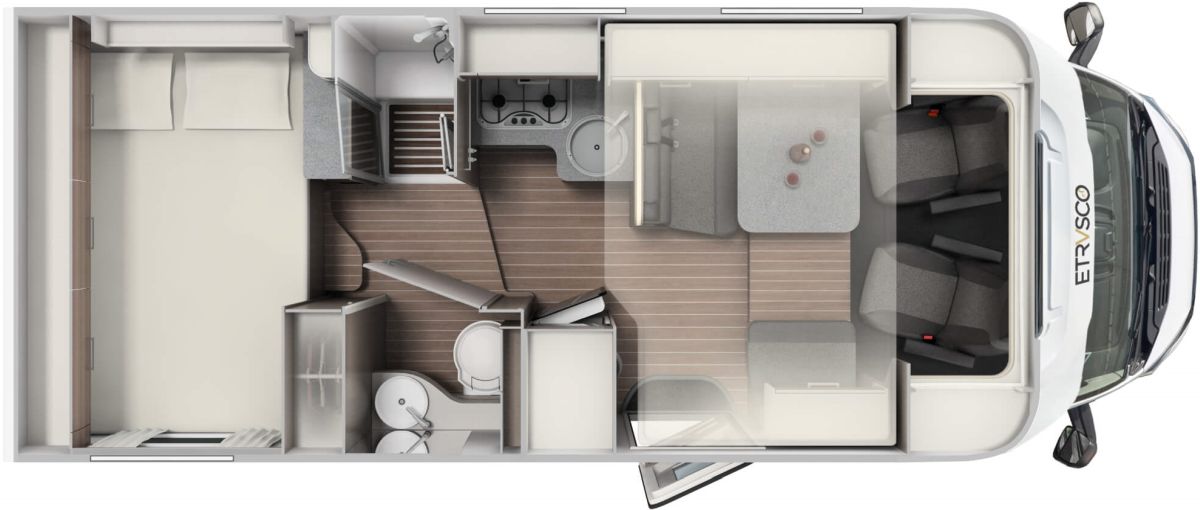 Etrusco T-Serie T 6900 DB (Grundriss)