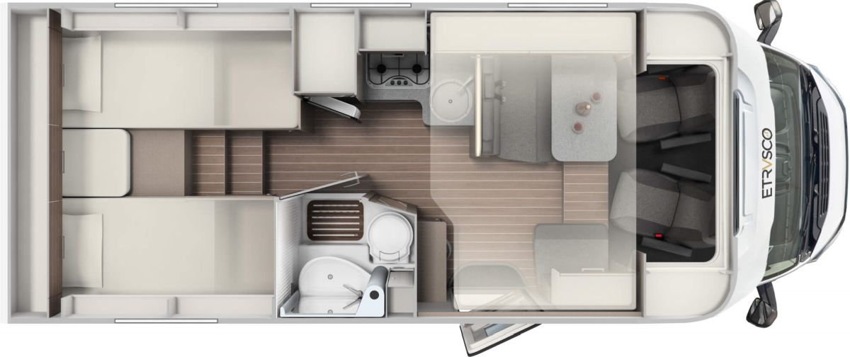 Etrusco T-Serie T 6900 SB (Grundriss)