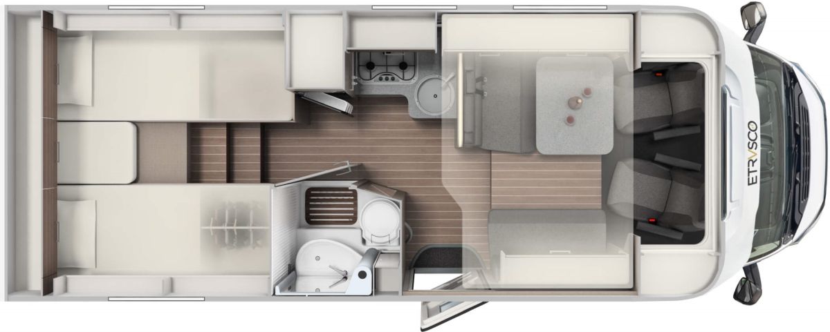 Etrusco T-Serie T 7300 SB (Grundriss)