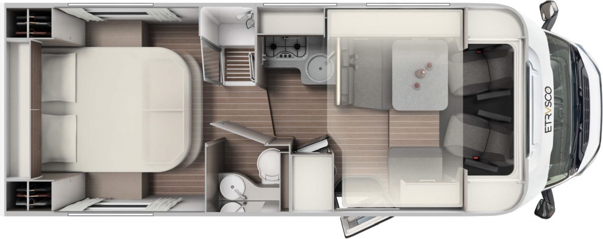 Etrusco T-Serie T 7400 QB (Grundriss)