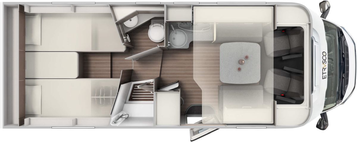 Etrusco T-Serie T 7400 SBC (Grundriss)