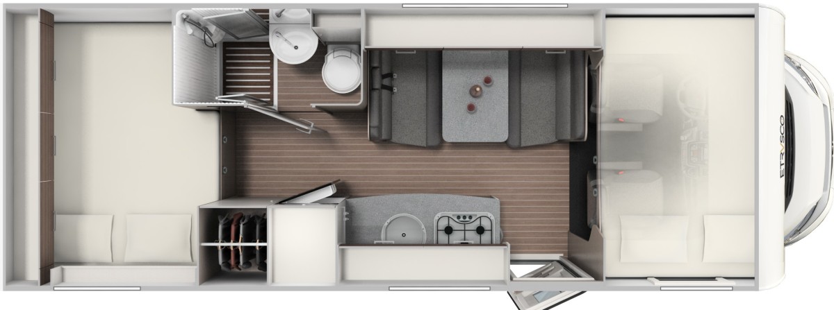 Etrusco A-Serie A 7300 DB (Grundriss)