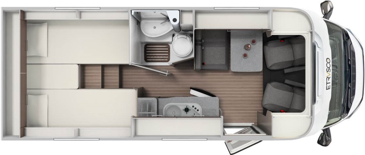 Etrusco V-Serie V 6.6 SB (Grundriss)