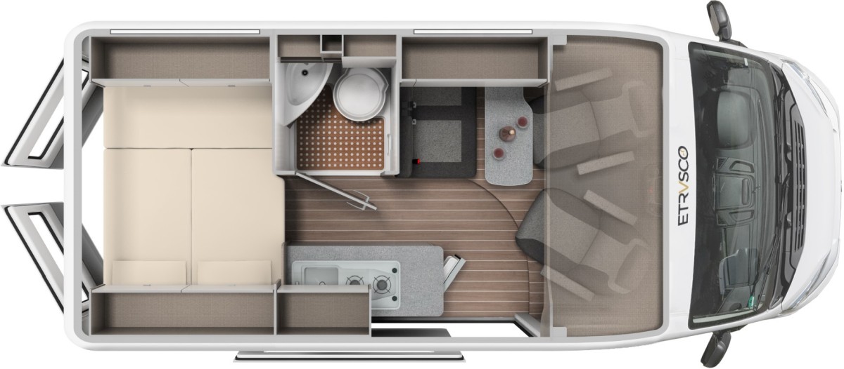 Etrusco CV-Serie CV 540 DB (Grundriss)