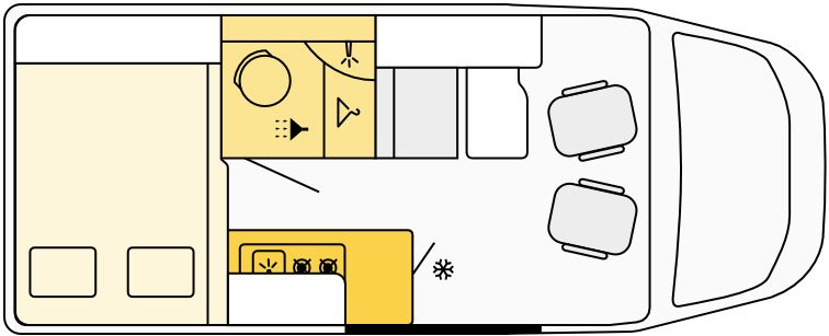 Etrusco CV-Serie CV 600 BB (Grundriss)