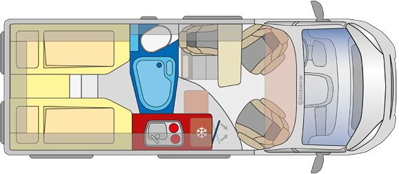 Globecar summit Shine 600 LR (Grundriss)