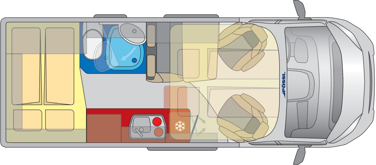 Globecar H-Line Globescout Vario (Grundriss)