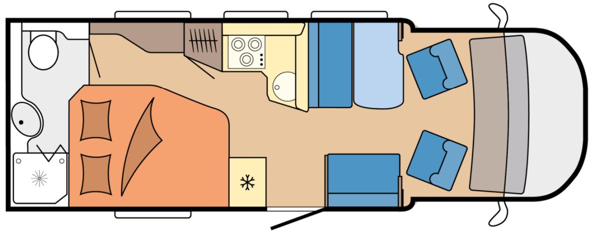 Hobby Optima De Luxe T70 F (Grundriss)