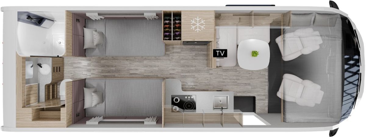 Kabe Crown i780 T (Grundriss)