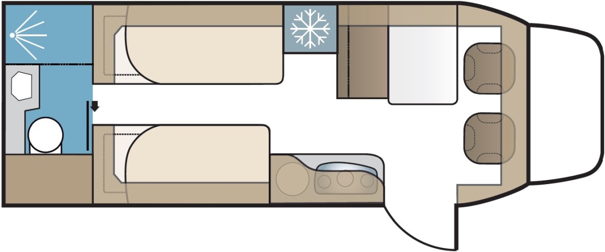 Kabe Novum 750 T (Grundriss)