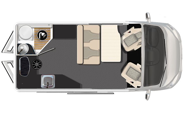 Karmann Mobil Dexter 550 (Grundriss)