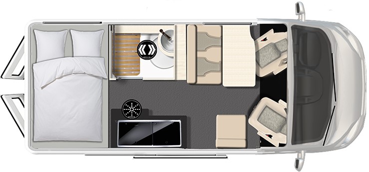 Karmann Mobil Dexter 555 (Grundriss)