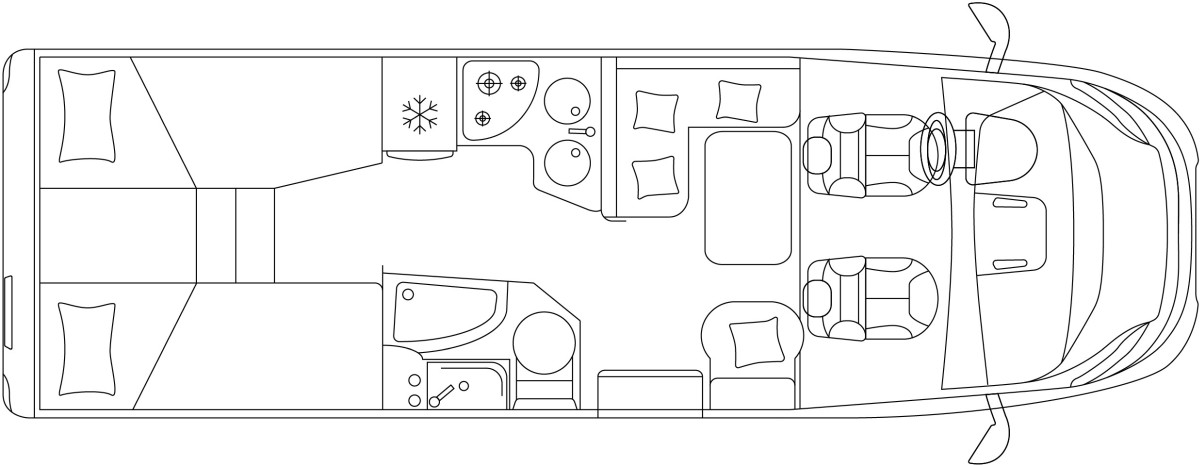 Laika Ecovip L 3019 (Grundriss)