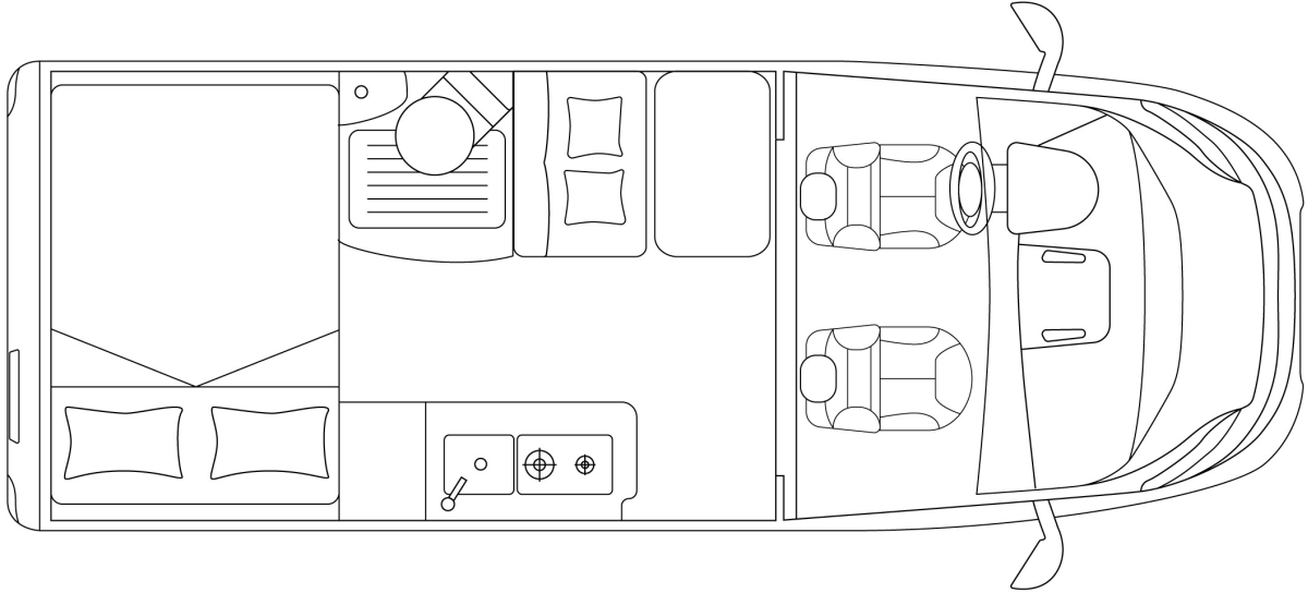 Laika Ecovip Camper Van 540 (Grundriss)