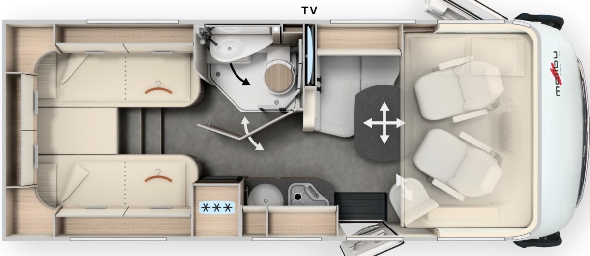 Malibu I-Serie I 441 LE (Grundriss)