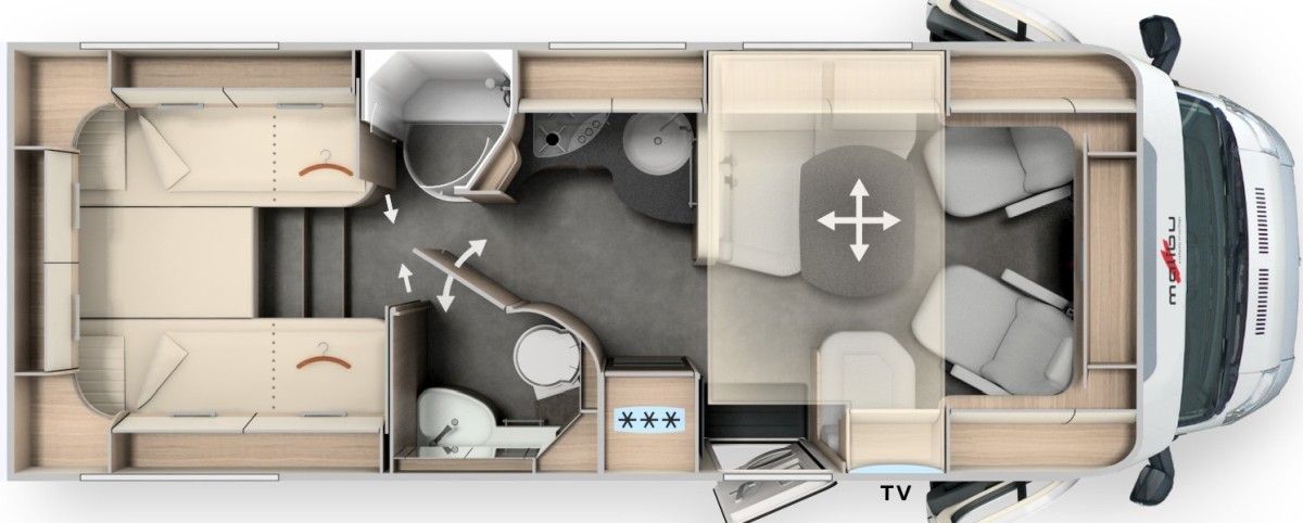 Malibu T-Serie T 490 LE (Grundriss)