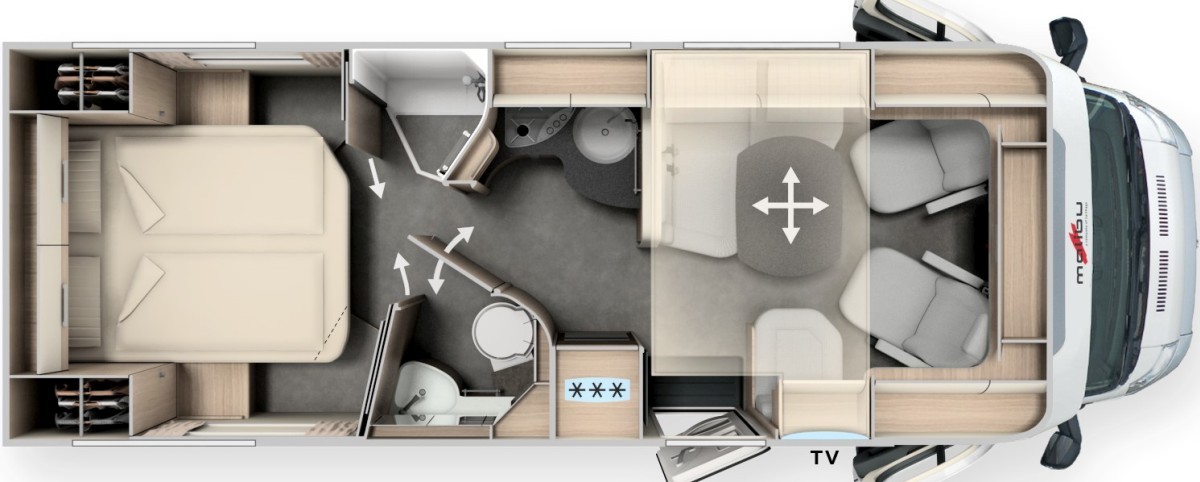 Malibu T-Serie T 500 QB (Grundriss)