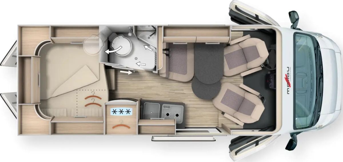Malibu Van Family for 4 600 DB