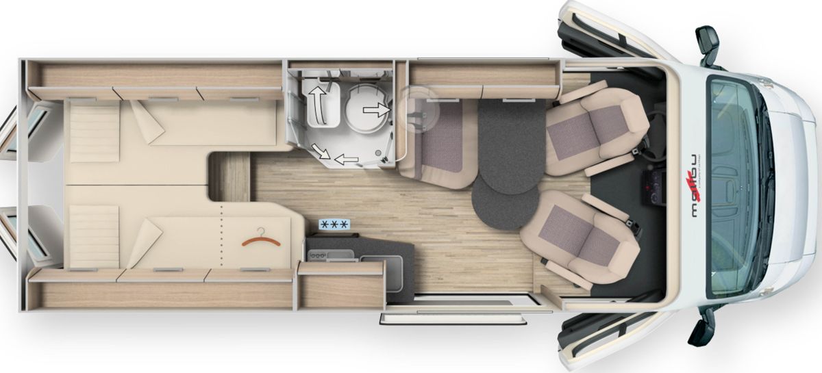 Malibu Van Family for 4 600 LE (Grundriss)