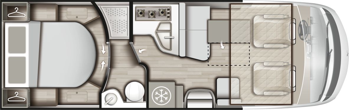 Mobilvetta K-Yacht Tekno Design 89 (Grundriss)