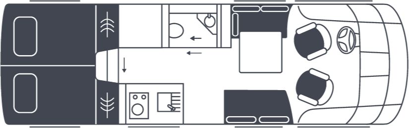 Niesmann + Bischoff Arto 78 (Grundriss)
