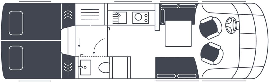 Niesmann + Bischoff Arto 84 (Grundriss)