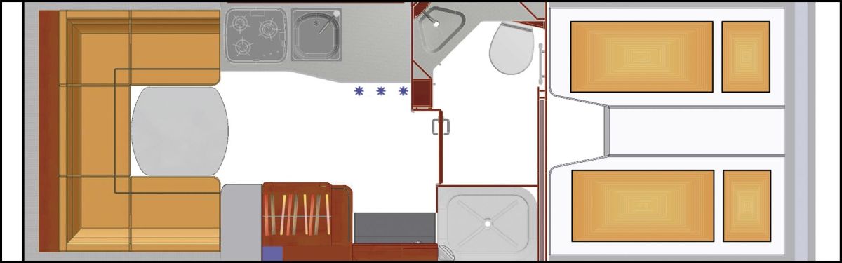 Phoenix Midi-Alkoven 7200 RSLG (4x4) (Grundriss)