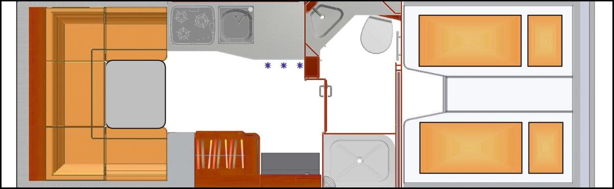 Phoenix Midi-Alkoven 7200 RSLG (Grundriss)