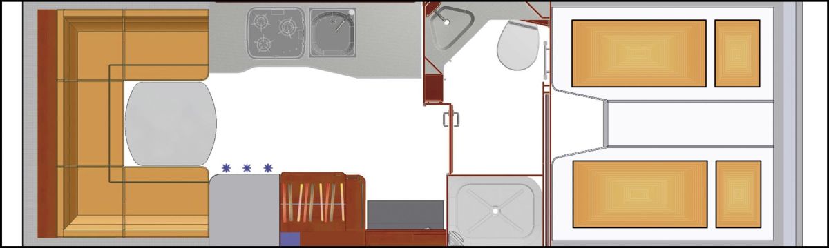 Phoenix Midi-Alkoven 7400 RSL (4x4) (Grundriss)