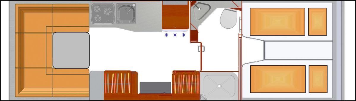 Phoenix MaXi-Alkoven 7800 RSL (Grundriss)