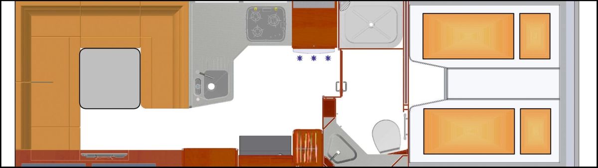 Phoenix TOP-Alkoven 7900 QRSL (MAN) (Grundriss)