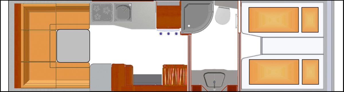 Phoenix TOP-Alkoven 8300 BMRSLG (Grundriss)