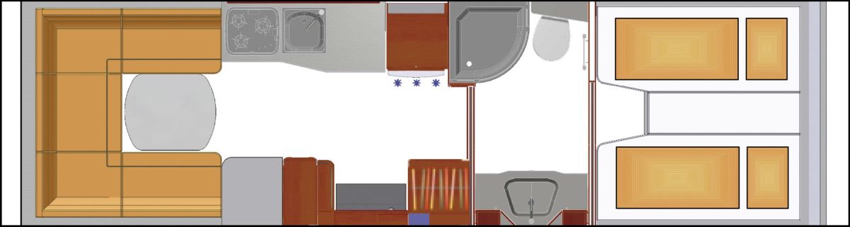 Phoenix TOP-Alkoven 8300 BMRSL (Grundriss)