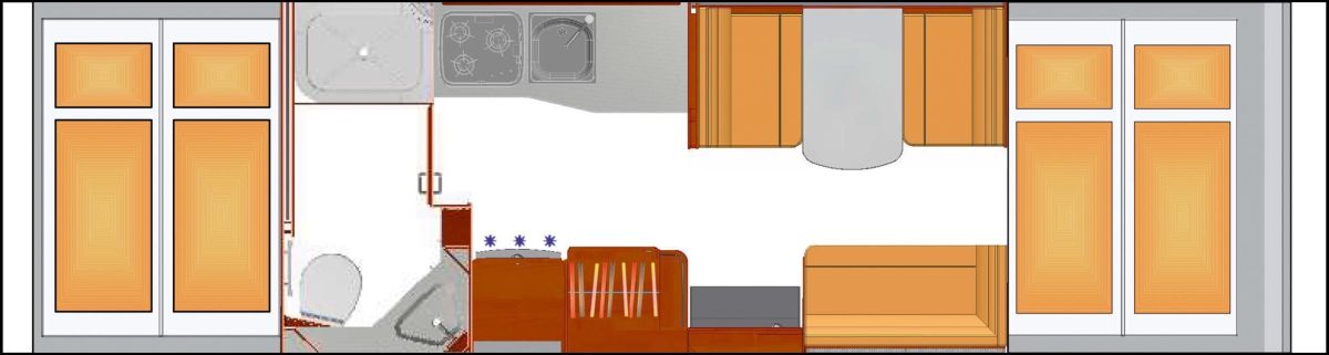 Phoenix TOP-Alkoven 8300 G (Grundriss)