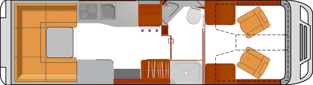 Phoenix MaXi-Liner 8100 RSL (Grundriss)