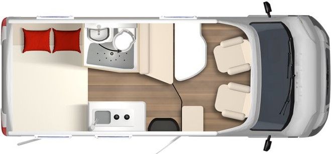 Bürstner Nexxo Van T 590 G (Grundriss)