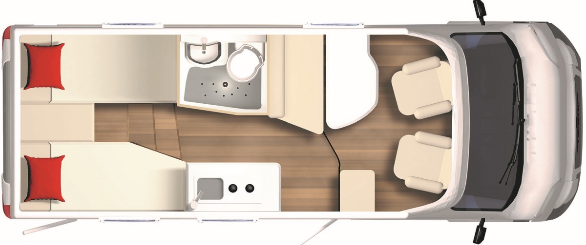 Bürstner Nexxo Van T 620 G (Grundriss)