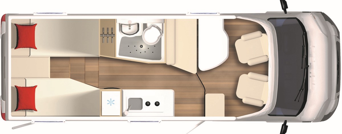 Bürstner Nexxo Van T 690 G (Grundriss)