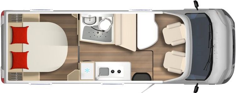 Bürstner Nexxo Van T 700 G (Grundriss)