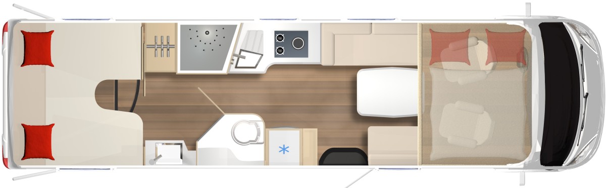 Bürstner Elegance I 910 G (Grundriss)