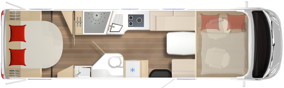 Bürstner Elegance I 920 G (Grundriss)