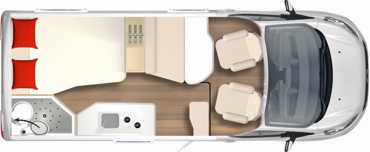 Bürstner Lineo T 569 (Grundriss)