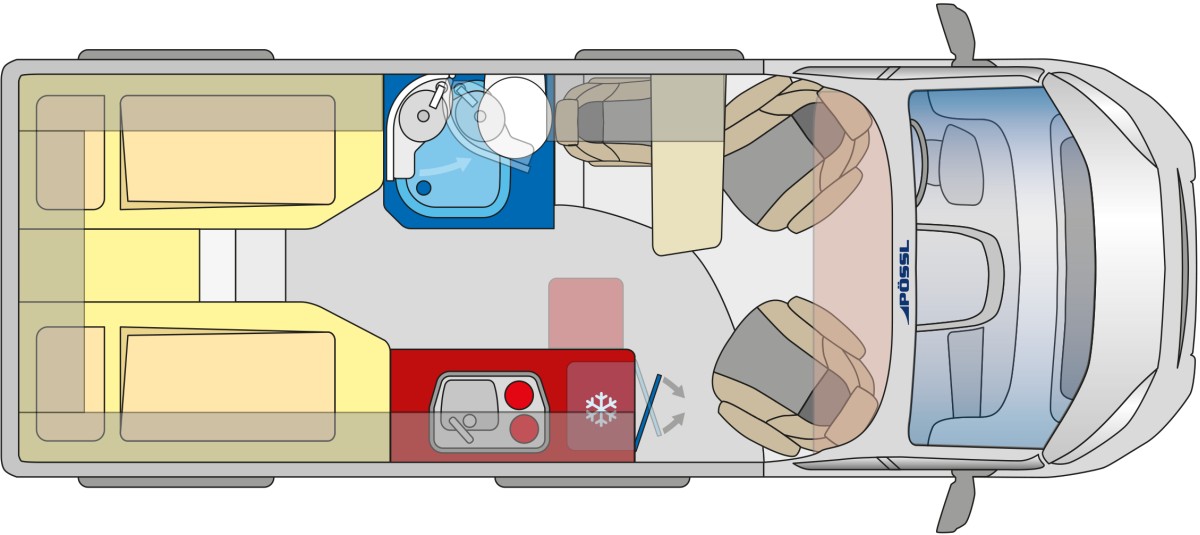 Pössl summit Shine 600 L (Grundriss)