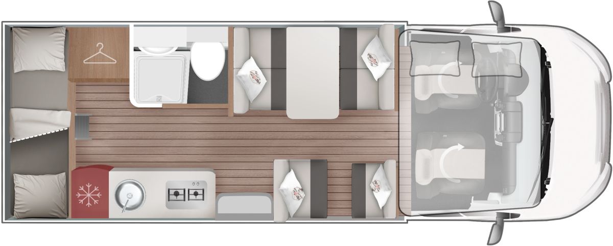 Roller Team Kronos 277 M (Fiat) (Grundriss)