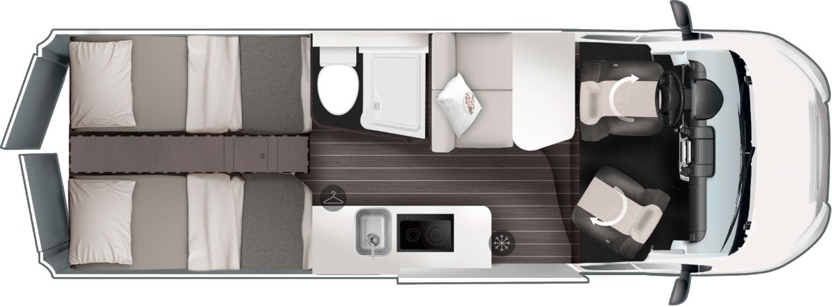 Roller Team Livingstone Go Duo (Grundriss)