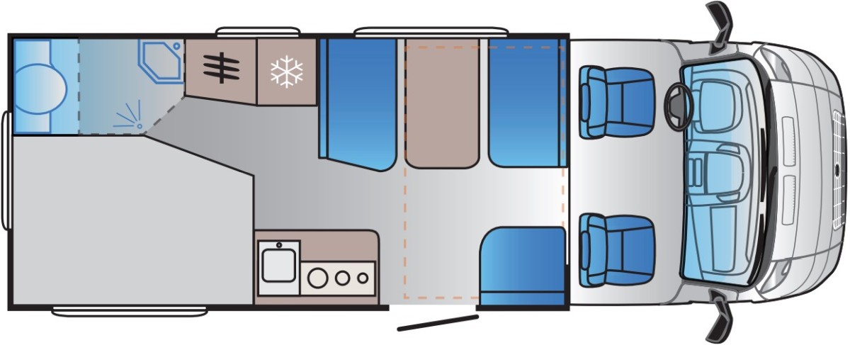 Sun Living S Serie S 70DF X-tra (Grundriss)