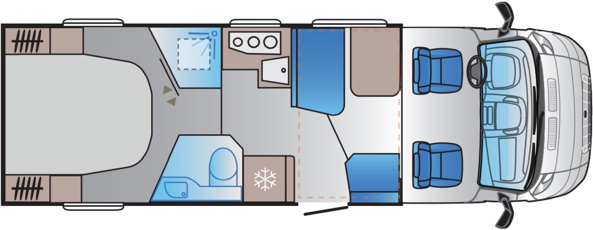 Sun Living S Serie S 75SC X-tra (Grundriss)