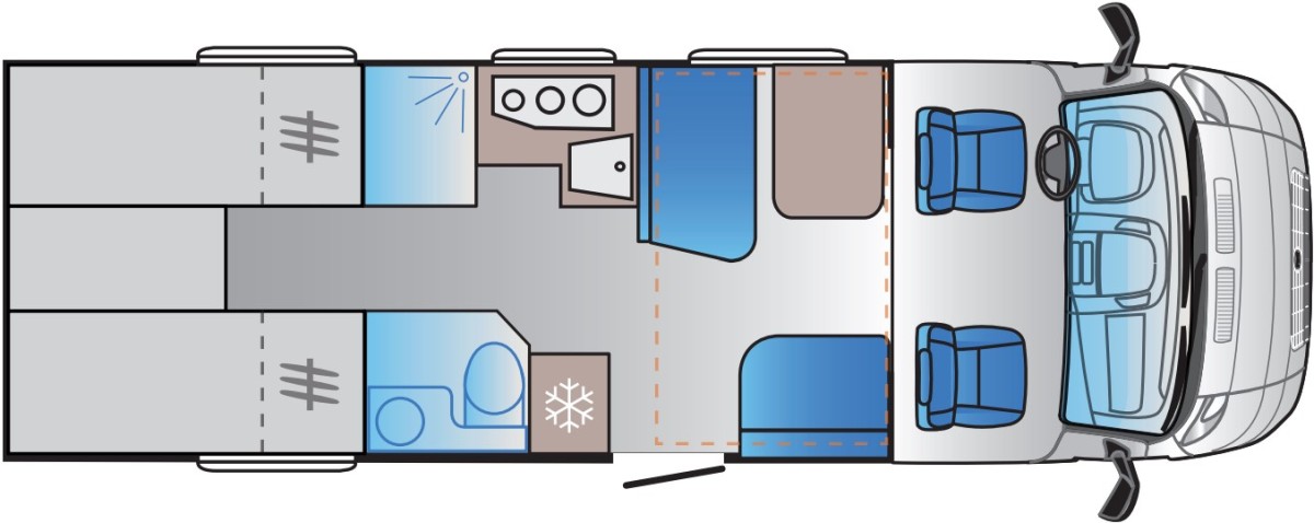 Sun Living S Serie S 75SL X-tra (Grundriss)