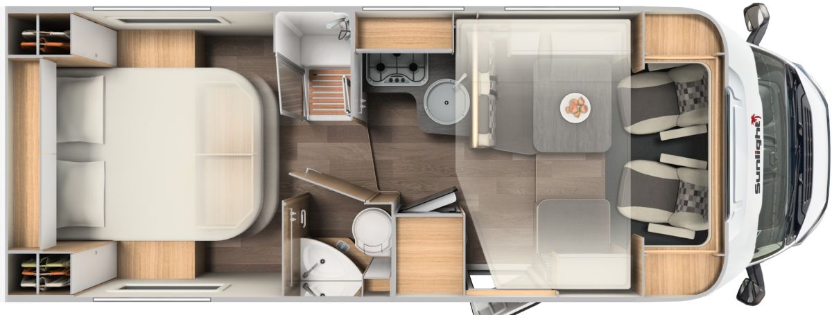 Sunlight T-Serie T 69 L (Grundriss)