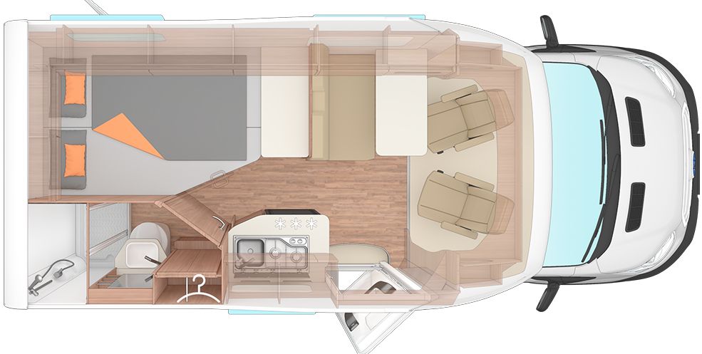 Weinsberg CaraLoft 550 MF (Grundriss)